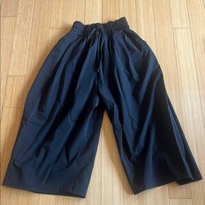 Black Wide-Leg Pants